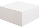 Couchtisch SALESFEVER, weiß, B:60cm H:30cm T:60cm, Tische, Couchtisch, Ultramoderner Hochglanztisch mit Lounge-Charakter und pflegeleichter O