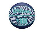 Basketball WILSON "NBA DRV PLUS DAZZLE CAMO MINT" Gr. 7, blau (türkis), Bälle, Kinder, 7, Gummi, Basketball, für Erwachsene, aus Gummi, mit griffiger Oberfläche
