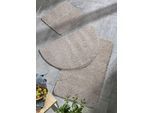 bonprix Getuftete Uni-Badematte mit hohem Flor, grau, Gr.80x150 cm, Badematte aus recyceltem Polyester