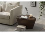 Beistelltisch SIT "Tel Aviv aus Mango massiv mit dreieckiger Tischplatte", braun, B:70cm H:36cm T:53cm, Mango massiv, Tische, Beistelltisch, Geometrisches Design mit dreieckiger Massivholz-Tischplatte