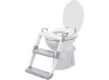 Toilettentrainer FILLIKID "Toilet-Trainer, weiß/grau", Baby, grau (weiß, grau), Kunststoff, Töpfchen Toilettentrainer