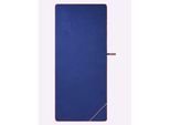 Handtuch DYCKHOFF Gr. 1, blau (dunkelblau), B:60cm L:120cm, 90% Polyester, 10% Polyamid, Handtücher, Handtuch