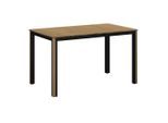 Ambia Garden Gartentisch, Teak, Holz, Metall, Akazie, massiv, rechteckig, eckig, 120x70x68 cm, Gartenmöbel, Gartentische, Gartentische