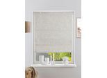 Rollo OTTO HOME "RIOLA", beige (braun strukturiert), B:40cm H:130cm, Polyester, Rollos, Rollo, Faltrollo in trendiger Leinenoptik, einfache Montage
