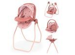 Puppen Autositz BAYER "4in1 Puppen-Autositz mit Wippe, rosa", rosa, Puppenausstattungen, KinderB:49,5cm H:73cm T:40cm, Puppen Autositz, Puppenhochstuhl, -bett, -schaukel oder -trage, B:49,5cm H:73cm T:40cm