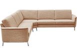 Ecksofa HOME AFFAIRE "Solvaro, optional motorischer Sitzvorzug, Breite 283 cm", beige (rusty), B:283cm H:85cm T:263cm, 76% Polyacryl, 24% Polyester, Sofas, Ecksofa, Saugroboter-tauglich, hochwertige Details & sorgfältige Verarbeitung