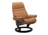 Relaxsessel STRESSLESS "Sunrise", braun (taupe paloma), B:75cm H:100cm T:73cm, Leder BATICK: BATICK ist ein leicht korrigiertes, durchgefärbtes und genarbtes Möbelleder, bei dem die meisten Unebenheiten und Spuren in der Regel entfernt wurden.;Leder PALOMA: PALOMA ist ein durchgefärbtes Semianilin-Möbelleder mit natürlicher Narbung.;ROHLEDER Stoff Q2 FARON: Ein fester zuverlässiger Bouclé mit eine