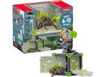 Spielfigur SCHLEICH "ELDRADOR CREATURES, BattleCave Steinchamäleons (42677)", bunt, Spielfiguren, Kinder, Kunststoff, Spielfigur