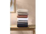 Spannbettlaken "LINNEAL Jersey aus 100% Baumwolle, 150 g/m²", beige, L:200cm, Jersey, Obermaterial: 100% Baumwolle, LEGER HOME BY LENA GERCKE, Bettlaken, Spannbettlaken, Premium Bettlaken für Matratzen bis 23 cm Höhe, perfekter Sitz