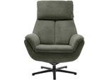 Relaxsessel DIE PLANBAR "MP-RS20079", grün (cyber moos), B:79cm H:108cm T:89cm, 100% recyceltes Polyester, Sessel, Relaxsessel, 360 drehbar, Wippfunktion zusätzlich wählbar, Kaltschaumpolsterung