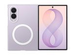 SAMSUNG Smartphone-Hülle "Clear Magnet Case für Galaxy Fold8", lila (transparent), Smartphones, Hüllen, Backcover, Schutzhülle, Handyschutzhülle, Case, Schutzcase, stoßfest, Smartphone-Hülle