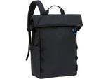 Wickelrucksack LÄSSIG "Green Label, Outdoor Rolltop Backpack, black", Baby, Gr. B/H/T: 30cm x 43cm x 14cm, schwarz, Polyester, Rucksäcke Wickelrucksack