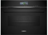 SIEMENS Dampfbackofen, Energieeffizienz: A+, schwarz, B:59,4cm H:45,5cm T:54,8cm, Backöfen, Dampfbackofen