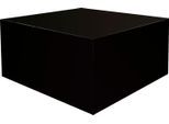 Couchtisch SALESFEVER, schwarz, B:60cm H:30cm T:60cm, Tische, Couchtisch, Schnörkelloses Design trifft auf ultramoderne Hochglanzoptik