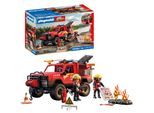 Konstruktions-Spielset PLAYMOBIL "Feuerwehr-Pickup (72194), City Action", rot (bunt), Spielbausteine, Kinder, Kunststoff, Konstruktions-Spielset, Made in Europe