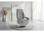 TV-Sessel SIT & MORE "Enjoy", silber, B:74cm H:113cm T:77cm, 100% Polyester, Sessel, TV-Sessel, in Grösse S, oder M, oder L, wahlweise mit Motor und Aufstehhilfe