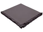 Tagesdecke OTTO HOME "Violetta, leichter Überwurf mit Rüschen, ohne Füllung", grau (anthrazit), B:240cm L:250cm, Baumwolle, Tagesdecken, Tagesdecke, mit Volants, 100% Baumwolle, auch als Tischdecke verwendbar