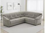 Ecksofa SIT & MORE "Savona L-Form, B. 262 cm, Komfortsitz, Eckcouch mit Stoff- & Lederwahl", beige (stone), B:262cm H:90cm T:212cm, Sofas, Ecksofa, mit Schlaffunktion, Liegefl. 120x195 cm