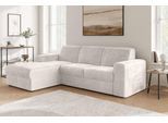 Ecksofa OTTO HOME "BORNHOLM 2.0 L-Form, Breite 220 cm, Verlässliche Qualität, Chenille", beige, B:220cm H:77cm T:160cm, 100% Polyester, Sofas, Ecksofa, Recamiere links/rechts bestellbar, Bezug - Chenille oder Struktur