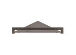 Herzbach Design iX PVD Eckablage 21.821000.1.40 Black Steel, für Duschutensilien, Wandmontage, 216mm
