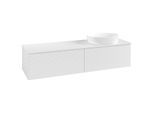 Villeroy und Boch Antao Waschtisch-Unterschrank K38110GF 160x36x50cm, Waschbeckenplattenfarbe Lack, glossy white lacquer