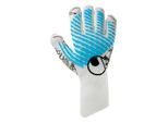 Torwarthandschuhe UHLSPORT "Torwarthandschuhe FM Cybertec Ultragrip HN", Herren, Gr. 7, weiß (weiß, cyberblau, schwarz), Obermaterial: 81% Gummi rubber. 13% Polyester PES. 6% Nylon NY., Handschuhe Torwarthandschuhe