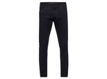Black Denim Jeans Hose "MELVIN" Slim Fit Cotton-Stretch