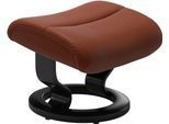 Fußhocker STRESSLESS "View", braun (copper paloma), B:57cm H:40cm T:47cm, Leder BATICK: BATICK ist ein leicht korrigiertes, durchgefärbtes und genarbtes Möbelleder, bei dem die meisten Unebenheiten und Spuren in der Regel entfernt wurden.;Leder PALOMA: PALOMA ist ein durchgefärbtes Semianilin-Möbelleder mit natürlicher Narbung.;ROHLEDER Stoff Q2 FARON: Ein fester zuverlässiger Bouclé mit einem str