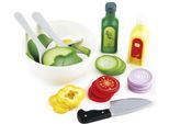 Spiellebensmittel HAPE "Salat-Set", bunt, Kaufladensortimente, Kinder, Holz, Stoff, Spiellebensmittel