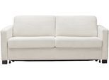 Schlafsofa HOME AFFAIRE "Vionelle, 2-Sitzer mit Kaltschaummatratze nach Wahl, Breite 166 cm", weiß (light, grau), B:166cm H:81cm T:98cm, 88% Polyester, 12% Polyacryl, Sofas, Schlafsofa, Dauerschläfer mit wahlweise Standard- oder Premium-Matratze