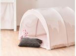 Spieltunnel HOPPEKIDS "«Winter Wonderland»", rosa, B:90cm H:73cm L:102cm, Baumwolle, Spieltunnel, Spieltunnel, Betttunnel für Kinderbett 90x200 cm