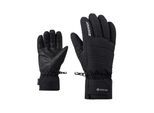 Skihandschuhe ZIENER "GONNIUS-Z GORE-TEX", Herren, Gr. 7.5, schwarz, Kunstfaser, Handschuhe Skihandschuhe, wasserdicht, winddicht, atmungsaktiv, warm