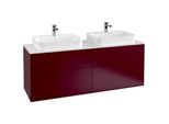 Villeroy und Boch Finion Waschtischunterschrank G43100HB 160x60,3cm, Emotion, Abdeckplatte white matt, Peony Matt