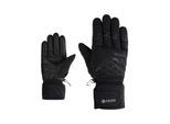 Skihandschuhe ZIENER "113015", Damen, Gr. 8, schwarz, Materialmix, Handschuhe Skihandschuhe