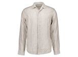 Eton Striped linen shirt lange mouw overhemden 100014794