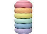 Balancetrainer STAPELSTEIN "Stapelstein Original Grow, Ø ca. 57,6 cm", bunt (rainbow pastel), Balancetrainer, Kinder, B/H/L: 24,3cm Ø 57,6cm, EPP (Expanded Polypropylene), unifarben, Balancetrainer, Made in Germany, H:24,3cm Ø:57,6cm