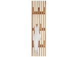 Linea Natura Garderobenpaneel, Holz, Eiche, massiv, 30x120x5.5 cm, Aufhängemöglichkeit, Holzmöbel, Garderoben Holz, Garderobenpaneele Holz