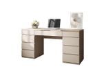 Lookway Schreibtisch, Kaschmir, Holzwerkstoff, 55x79.2x156.8 cm, Arbeitszimmer, Schreibtische, Bürotische