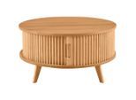 Waldwelt Couchtisch, Eiche, Holz, Holzwerkstoff, Eiche, furniert, massiv, rund, eckig, 80x41x80 cm, Stauraum, einfacher Aufbau, Wohnzimmer, Wohnzimmertische, Couchtische, Couchtische mit Stauraum