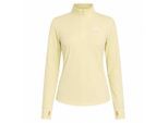 Nike Dri-fit Trail Langarmshirt Mit Halbem Reißverschluss, Gelb