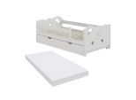 VitaliSpa Kinderbett, Weiß, Holz, 1 Schubladen, Rechteckig, 146x53x76 cm, Kinderzimmer & Jugendzimmer, Jugendmöbel, Jugendbetten