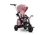 Kinderkraft , Rosa , Metall, Kunststoff, Textil , 34x107x122 cm , UV 50+ , Rückenlehne, abnehmbare Stützräder, Becherhalter, Fußstützen, höhenverstellbare Schubstange ,