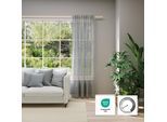 Vorhang nach Maß NEUTEX FOR YOU "EVA", grau, B:650cm H:280cm, Obermaterial: 100% Polyester, Gardinen nach Maß, Vorhang nach Maß, Uni-Voile mit elegantem Glanz