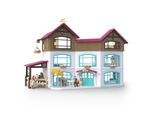 Spielwelt SCHLEICH "HORSE CLUB, Lakeside Villa & Paddock (42785)", bunt, Spielfigurenwelten, KinderB:38cm H:52cm T:68cm, Kunststoff, Spielwelt, B:38cm H:52cm T:68cm
