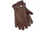 Pearlwood Herren Lederhandschuhe Burton Braun 100 % Schafleder