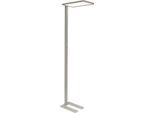 Maul LED Stehleuchte MAULcano, 52 W, 8700 lm, 4000 K, direkt/indirekt leuchtend, dimmbar, Aluminium, silber