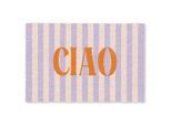 MuchoWow Fussmatte, Flieder, Kunststoff, Rechteckig, 60x0.4 cm, rutschfeste Unterfläche, Teppiche & Böden, Fuß & Stufenmatten, Fußmatten und Schmutzfangmatten