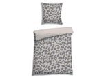 Florella Bettwäsche, Beige, Textil, Animalprint, 135x200 cm, pflegeleicht, atmungsaktiv, hautfreundlich, schadstoffgeprüft, dicht gewebtes Garn, Schlaftextilien, Bettwäsche, Bettwäsche, Renforcé-Bettwäsche