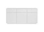 Carryhome Sideboard, Weiß, Holzwerkstoff, 3 Fächer, 3 Schublade(n) Schubladen, 169x86x38 cm, Beimöbel erhältlich, stehend, Wohnzimmer, Kommoden & Sideboards, Sideboards
