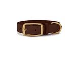 THE DOG IDEA Leder Halsband Braun XXL